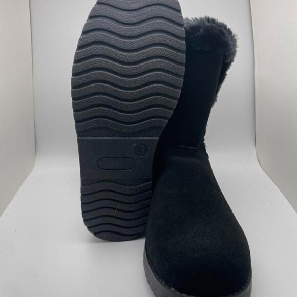 Cushionaire Women's COZY pull on boot BLACK 7.5 - Picture 5 of 6